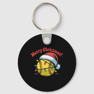 Softll Ll Santa Hat Christmas Softll Xmas Lights K Keychain