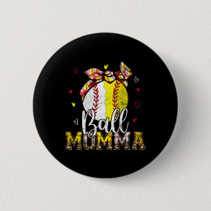 Softll Sell Ll Momma Ndana Leopard Mothers Day Button