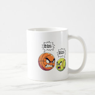 Softll Sketll Girl Women Daughter She Love Me More Coffee Mug