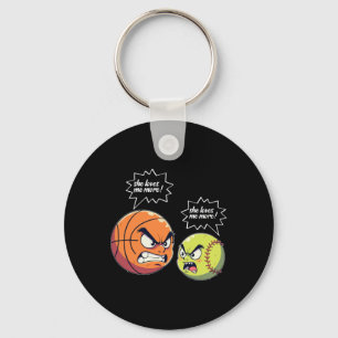 Softll Sketll Girl Women Daughter She Love Me More Keychain