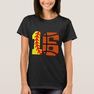 Softll Sketll Number 16 Jersey Funny 16th Birthday T-Shirt