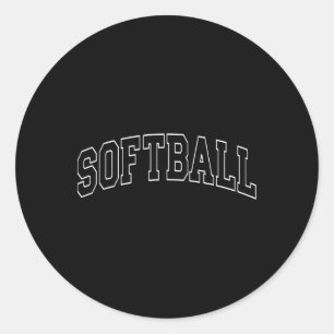 Softll - University Varsity College Campus Aesthet Classic Round Sticker