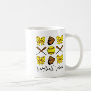 Softll Vibes Shirt Game Day Softll Life Mom Mother Coffee Mug