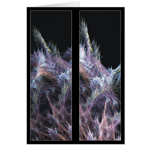 Softly Coral Bookmark Card (Front)