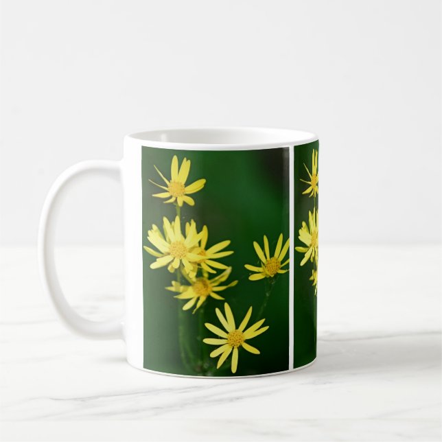 Softly Yellow Wildflowers  Coffee Mug (Left)