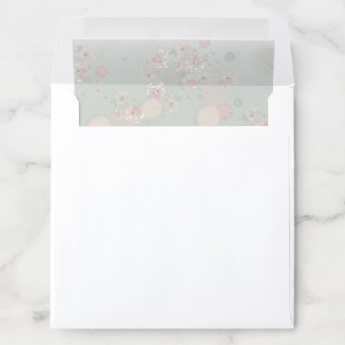 Softness Tea Roses Envelope Liner