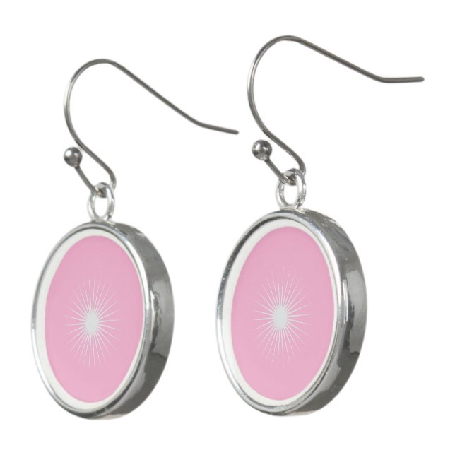 SoftRose Statement Drop  Earrings (Angled)