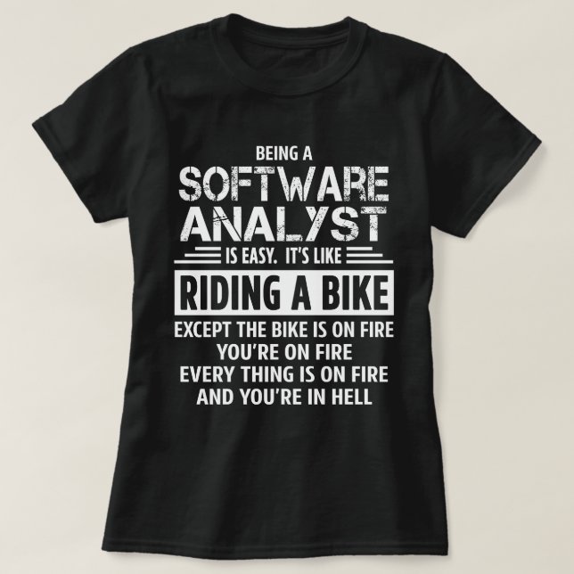 Software Analyst T-Shirt (Design Front)