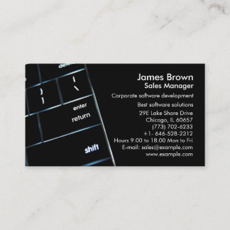Software and Computers Business Card