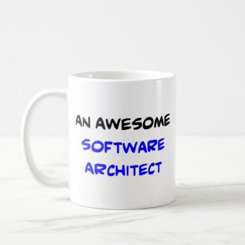 software architect2 awesome coffee mug