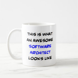 software architect, awesome coffee mug