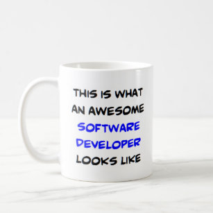 software developer, awesome coffee mug