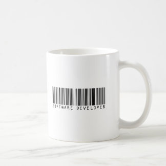 Software Developer Bar Code Coffee Mug