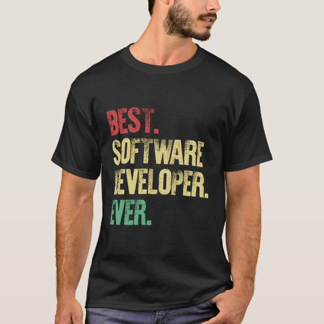 Software Developer Engineer Coder Software Program T-Shirt (Front)