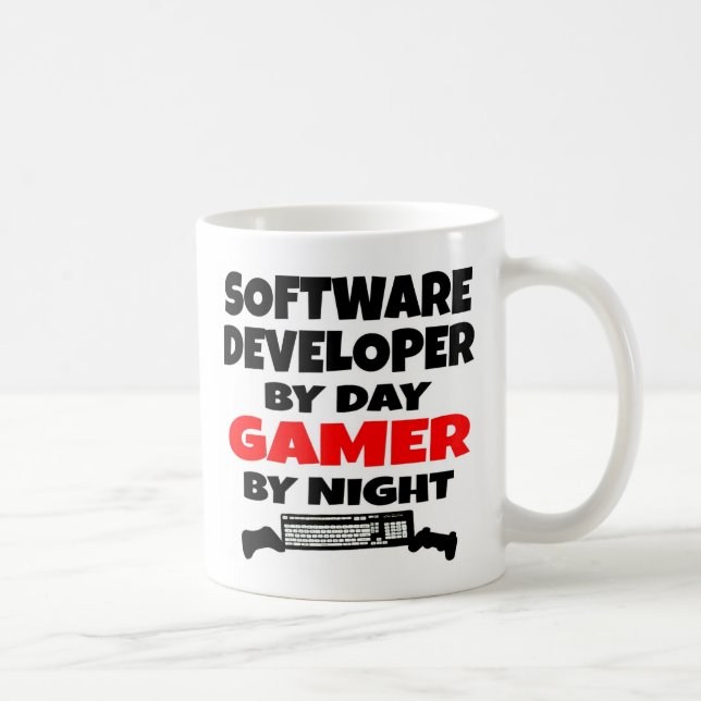Software Developer Gamer Coffee Mug (Right)