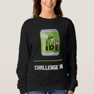 Software Developer Light IDE Theme Challenge Me Sweatshirt