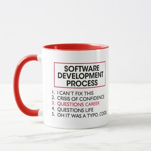 Software developer _ Software Development Process  Mug