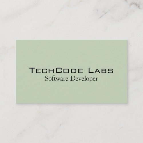 Software Developer Techno Modern QR Code Sage Business Card