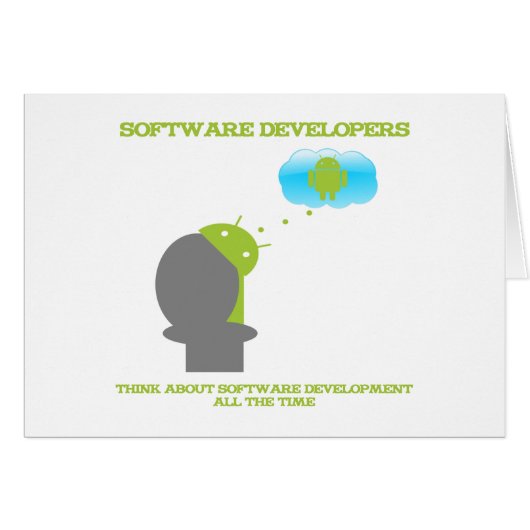 Software Developers Think About Software (Android) Cards (Front Horizontal)