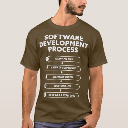 Software Development Process Funny Programming T_Shirt