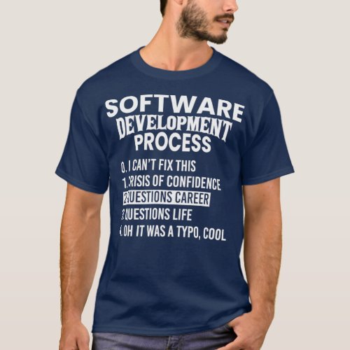 Software Development Process Python Coding 1  T_Shirt