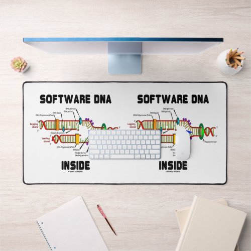 Software DNA Inside DNA Replication Humor Desk Mat