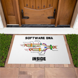 Software DNA Inside DNA Replication Humor Doormat