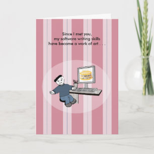 Software Engineer as Artists - Birthday Card