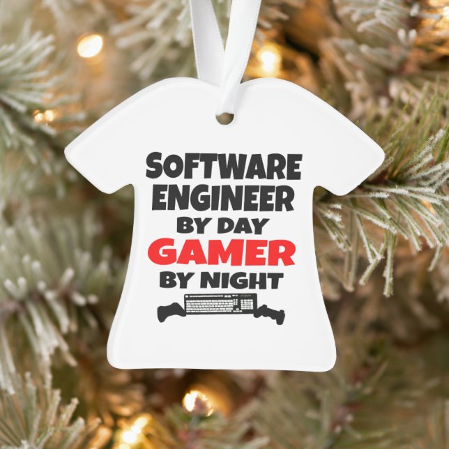 Software Engineer by Day Gamer by Night Ornament (Tree)