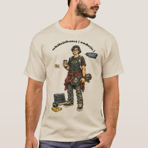 Software Engineer Coder Who Goes Skateboarding URM T-Shirt