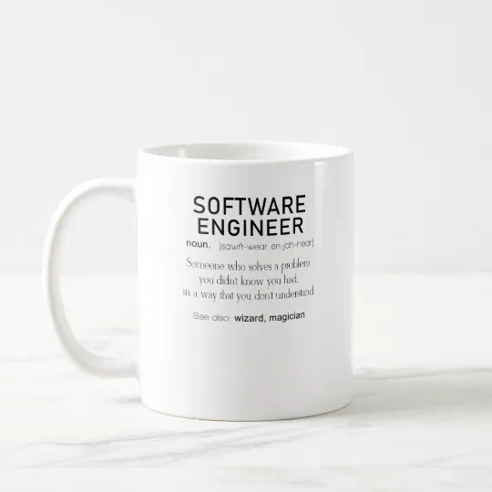 Software Engineer Definition Coder Definition Coffee Mug