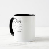 Software Engineer Definition Coder Definition Mug (Front Left)