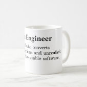 Software Engineer Definition Coffee Mug (Front Right)