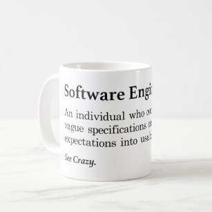 Software Engineer Definition Coffee Mug