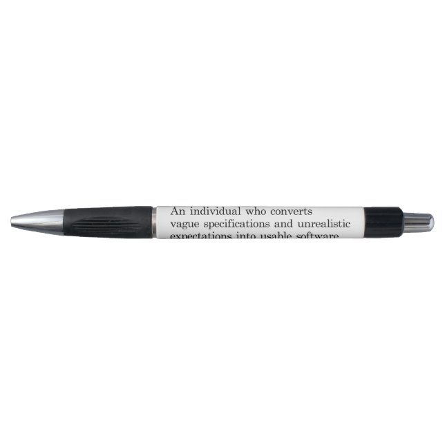 Software Engineer Definition Pen (Front)