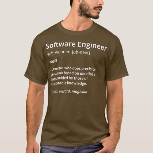 Software Engineer Definition T_Shirt