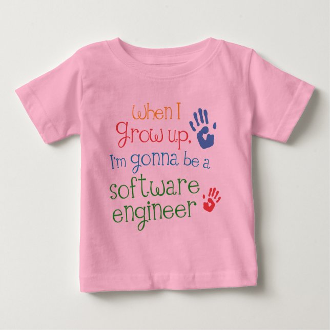 Software Engineer (Future) Infant Baby T-Shirt (Front)