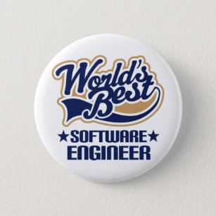 Software Engineer Gift Pinback Button