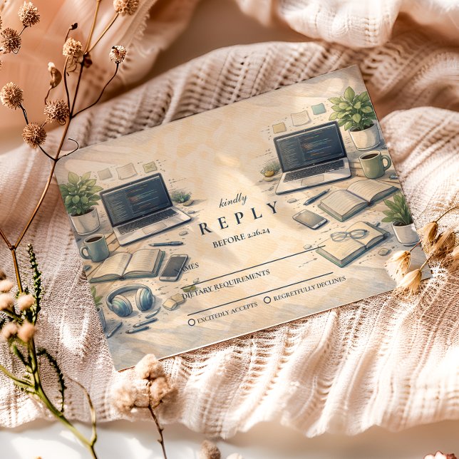 Software Engineer Graduation RSVP Card (Creator Uploaded)