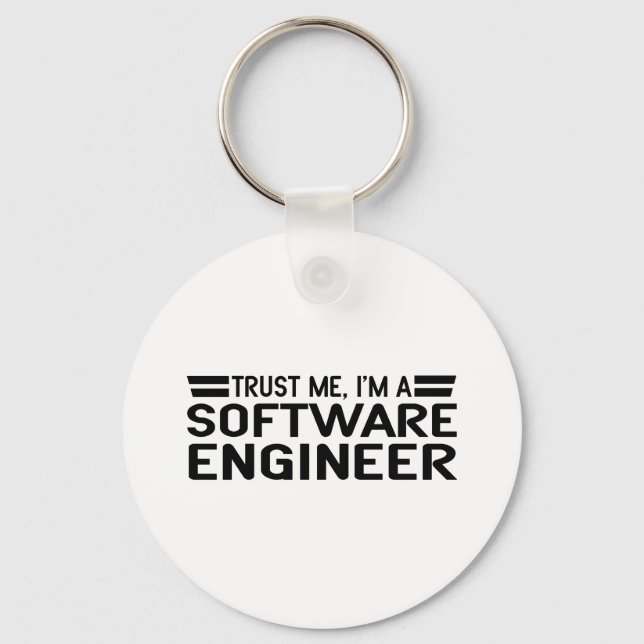 Software Engineer Keychain (Front)