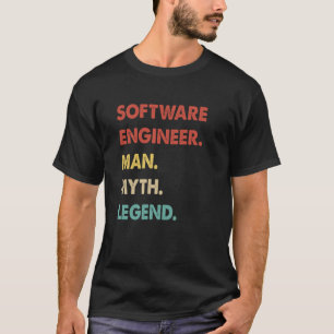 Software Engineer Man Myth Legend 1 T-Shirt