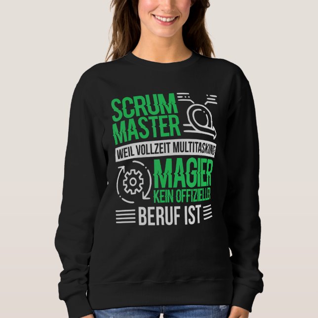 Software Puppet Chefs Agile Scrum Master Sweatshirt (Front)