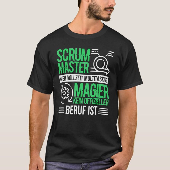 Software Puppet Chefs Agile Scrum Master T-Shirt (Front)