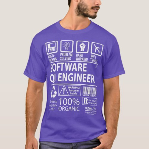 Software Qa Engineer MultiTasking Certified Job Gi T_Shirt