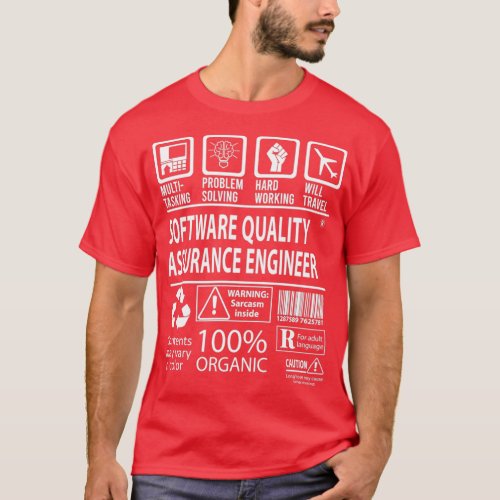 Software Quality Assurance Engineer MultiTasking C T_Shirt