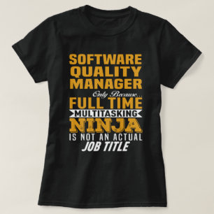 Software Quality Manager T-Shirt