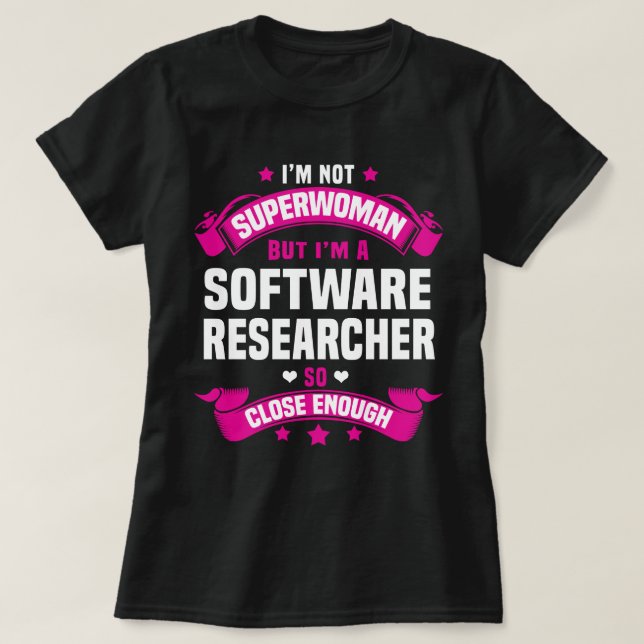 Software Researcher T-Shirt (Design Front)