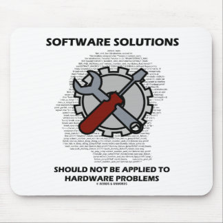 Software Solutions Should Not Be Applied Hardware Mouse Pad