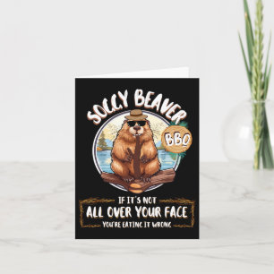 Soggy Beaver Bbq  Card
