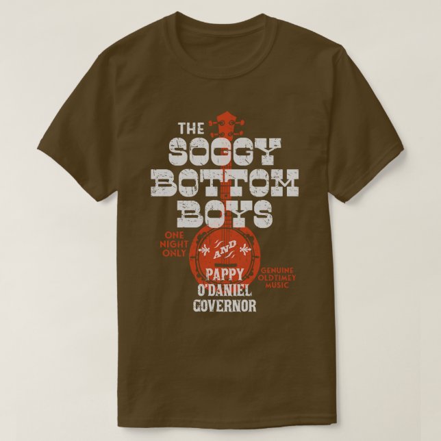 Soggy Bottom Boys Pappy ODaniel Concert T-Shirt (Design Front)